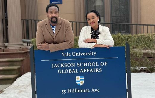Kyabazinga and the Queen at Yale