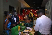 The cocktail station stayed busy all through