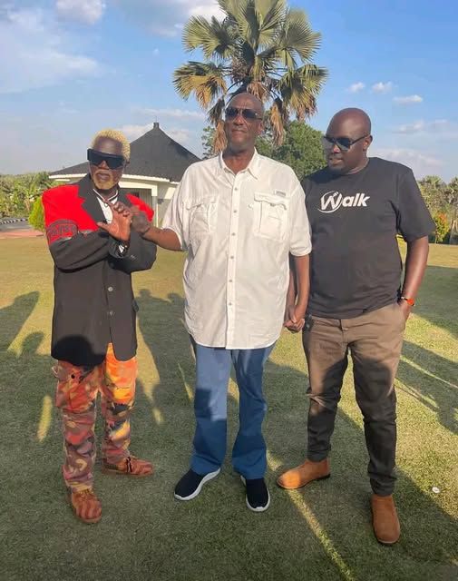 Bosmic Otim with with Gen Salim Saleh