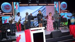 Afrigo Band entertain guests at the 19th Hole dinner experience of the 2025 Absa Captain's Bell