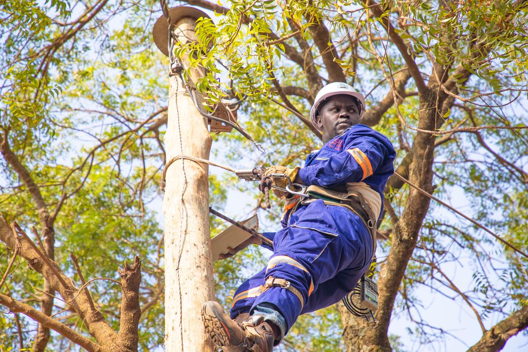 A UEDCL worker
