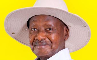 President Yoweri Museveni's portrait [cropped]