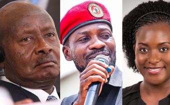 President Museveni, Bobi Wine and Nancy Kalembe