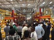 EALA MPs at the Kiira Motors plant