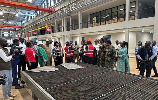 EALA MPs touring Kiira Motors