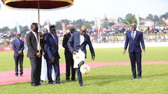 Kabaka Ronald Muwenda Mutebi openned the Buganda Masaza Cup finals on Saturday