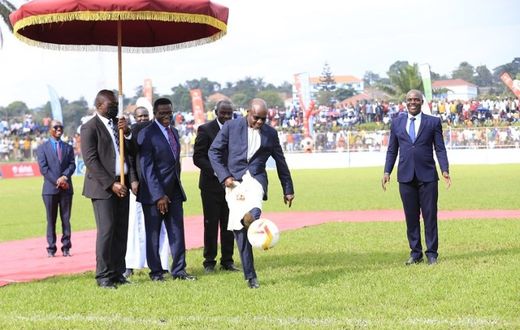Kabaka Ronald Muwenda Mutebi openned the Buganda Masaza Cup finals on Saturday