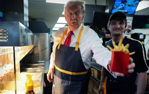 Mr Trump was known for his appetite for burgers, steaks, tacos, and meatloaf