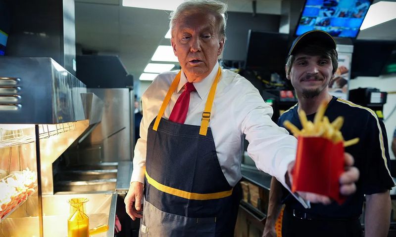 Mr Trump was known for his appetite for burgers, steaks, tacos, and meatloaf