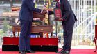 President William Ruto with Deputy President Kithure Kindiki at KICC, Nairobi on November 1, 2024