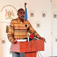 Minister Frank Tumwebaze addressing press on Tuesday