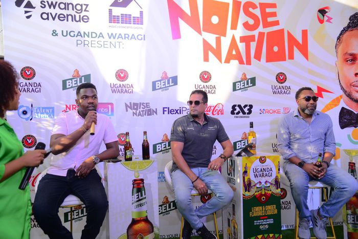 Justine Agaba, UBL’s representative speaking to press