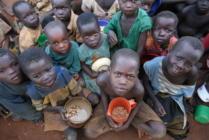 Children at Oromi IDP camp, Kitgum District, northern Uganda pic by The New Humanitarian