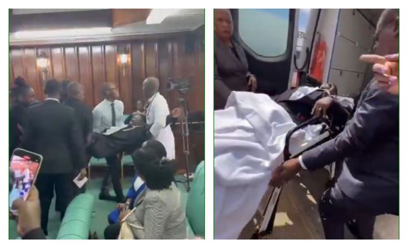 MP Francis Zaake was rushed to  hospital after the fight