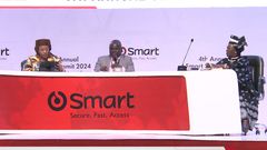 Panellists at the 4th Annual Smart Summit in Kampala