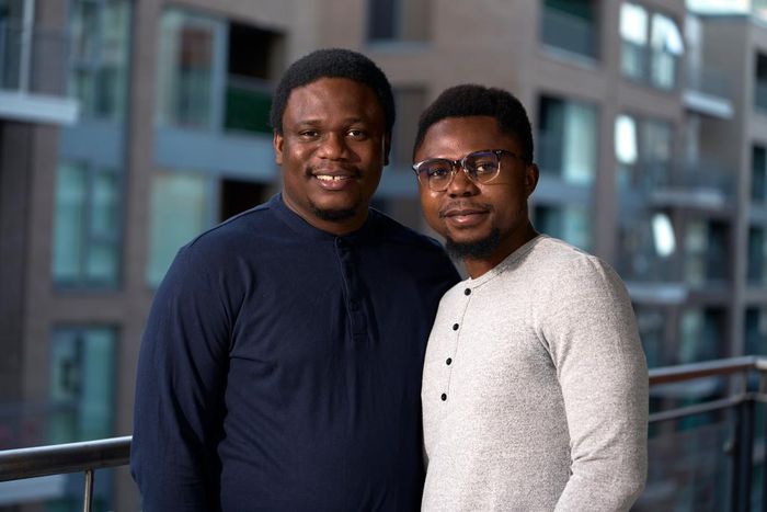 L-R: Tosin Eniolorunda, Co-founder/CEO Moniepoint Inc.; Felix Ike, Co-founder/CTO Moniepoint Inc.