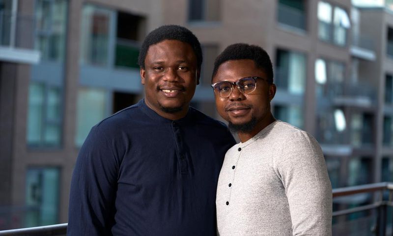 L-R: Tosin Eniolorunda, Co-founder/CEO Moniepoint Inc.; Felix Ike, Co-founder/CTO Moniepoint Inc.