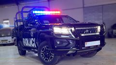 Uganda Police's Peugeot Landtrek pickup