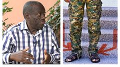 Col Besigye criticised the UPDF general for disrespecting the army uniform