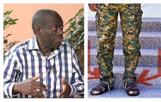 Col Besigye criticised the UPDF general for disrespecting the army uniform