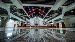 The new church features a lot of mordern features