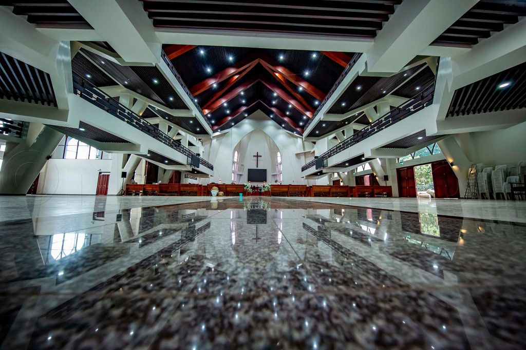 The new church features a lot of mordern features