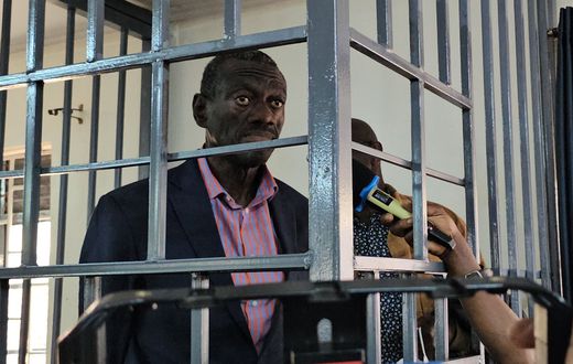 Dr Besigye in court