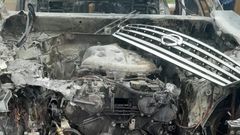 A Nissan, traveling from Bweyogerere to Kireka, collided with the oncoming Toyota Hiace during heavy rainfall.