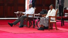 President Yoweri Museveni and First Lady at the launch of All Saints Church