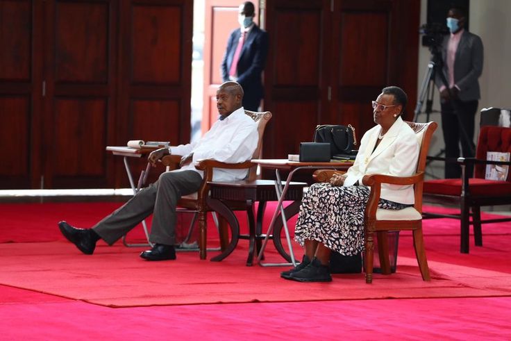 President Yoweri Museveni and First Lady at the launch of All Saints Church