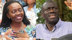 Martha Karua and Kizza Besigye