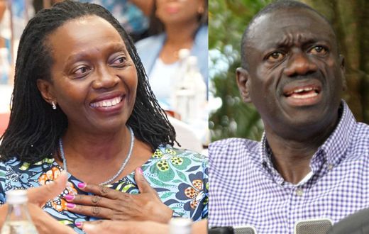 Martha Karua and Kizza Besigye