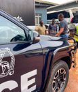 Uganda Police's Peugeot Landtrek pickup