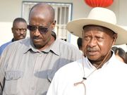 Gen Salim Saleh with President Yoweri Museveni