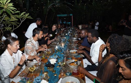 For the main course, Chef Sho presented posho cake with a "beefy twist," adding richness to this familiar dish.