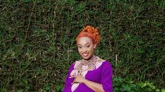 Sasha Ferguson when she was pregnant