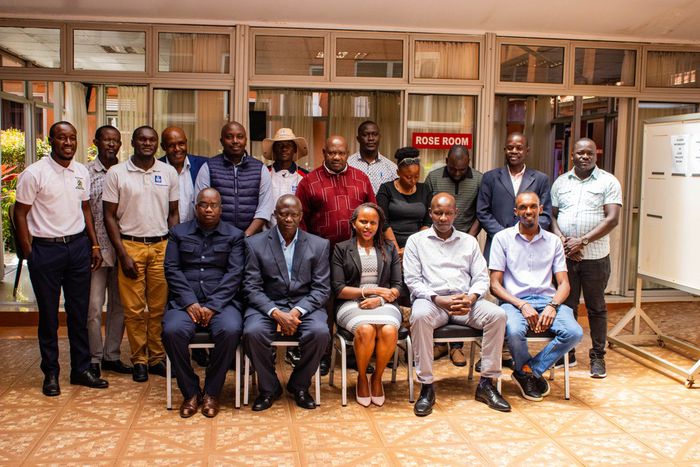 Yara and MAAIF teams pose for a picture after the engagement