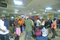 The Kenyan delegation arriving for last year's conference