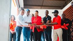 The 500-square-metre warehouse was unveiled in Kazo, Bwaise.