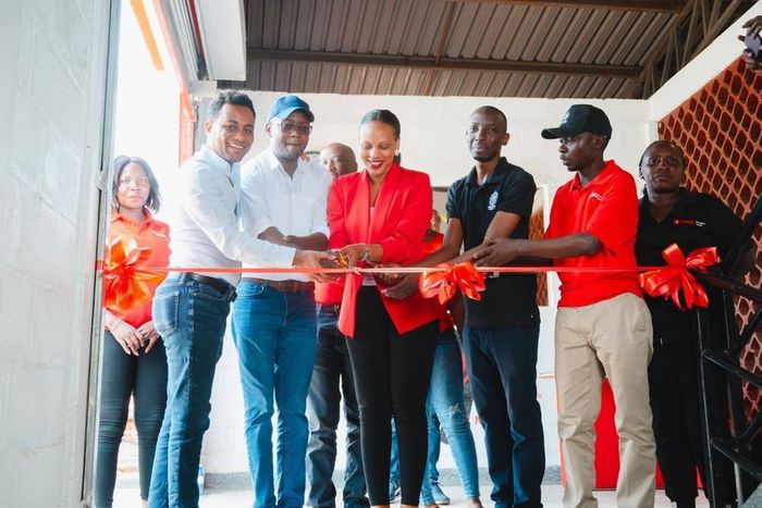 The 500-square-metre warehouse was unveiled in Kazo, Bwaise.