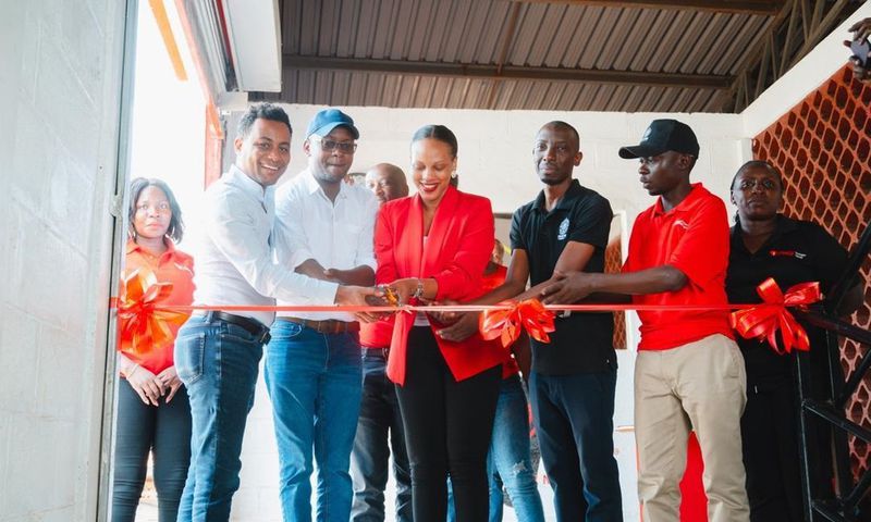The 500-square-metre warehouse was unveiled in Kazo, Bwaise.