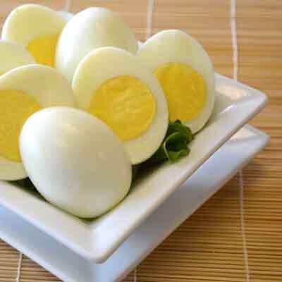 Never microwave Hard-boiled eggs [LandO'Lakes]