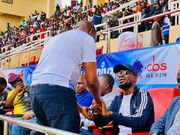 Bobi Wine at Namboole stadium for the Masaza Cup