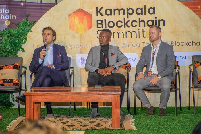 A panel discussion at the Kampala Blockchain Summit