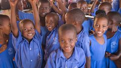 Uganda school children