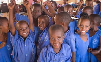 Uganda school children