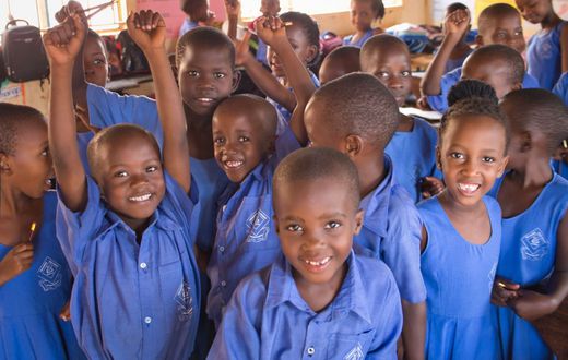 Uganda school children