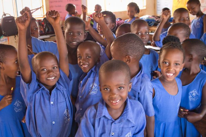 Uganda school children