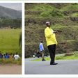 President Museveni made road stops on his way to Kisoro