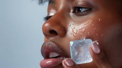 benefits of ice therapy for a fresh, glowing face [AdobeStock]
